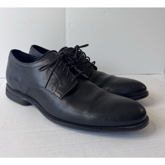 COLE HAAN Mens Size 11.5 HOLLAND Grand Plain Toe Oxford Dress Shoe BLACK C30016 main image 10